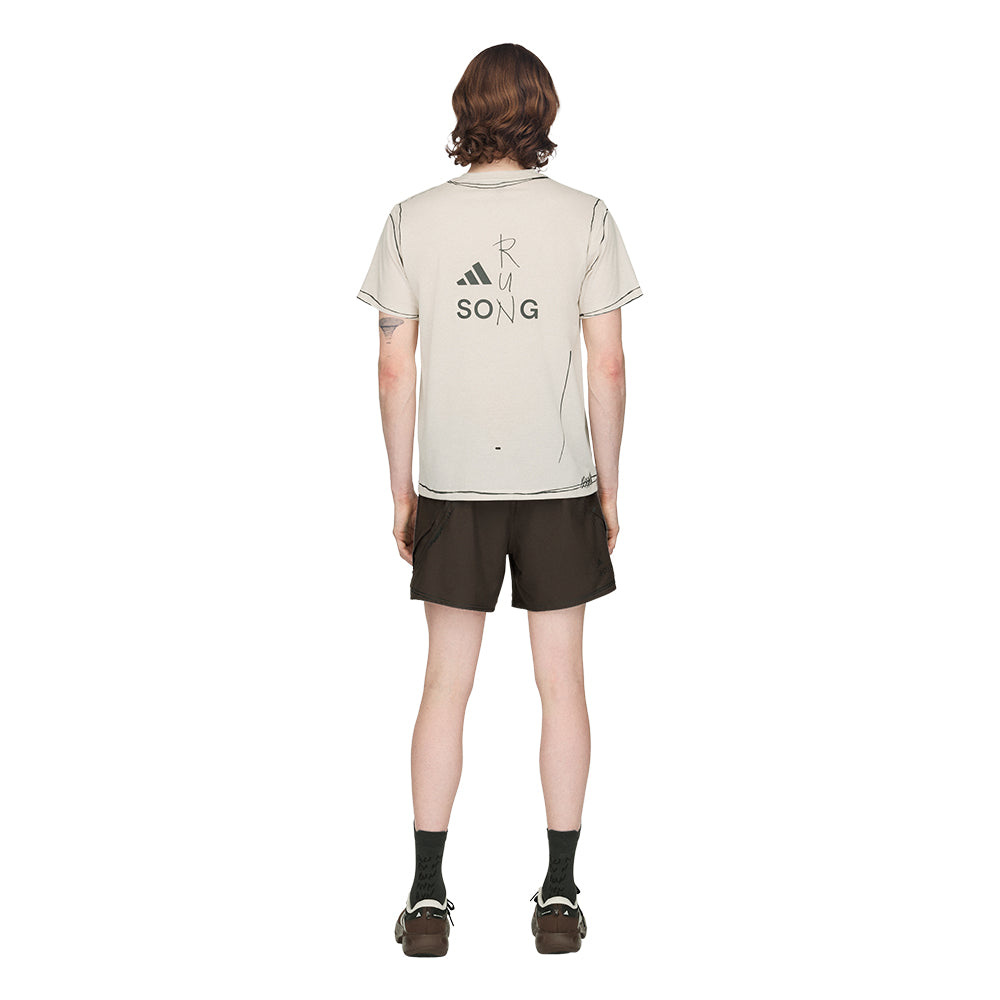adidas ADI365 SFTM Running Unitefit T-Shirt - Halo Ivory - Crowdless
