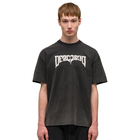 “Psychic” American-Cut T-Shirt - Faded Black
