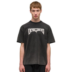 032c “Psychic” American-Cut T-Shirt - Faded Black - Crowdless