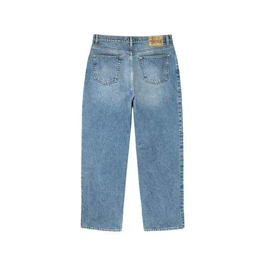 Stüssy Big Ol’ Jean Denim - Washed Blue - Crowdless