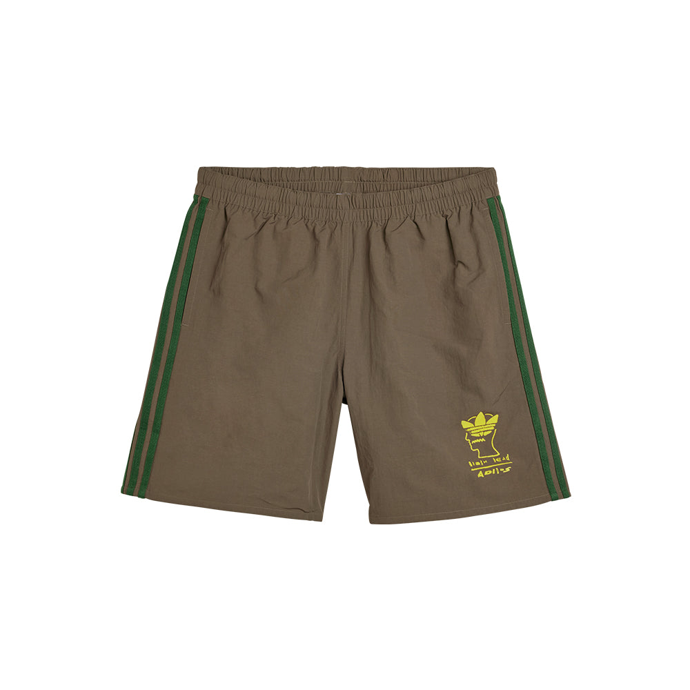 adidas Brain Dead Shorts - Brown - Crowdless