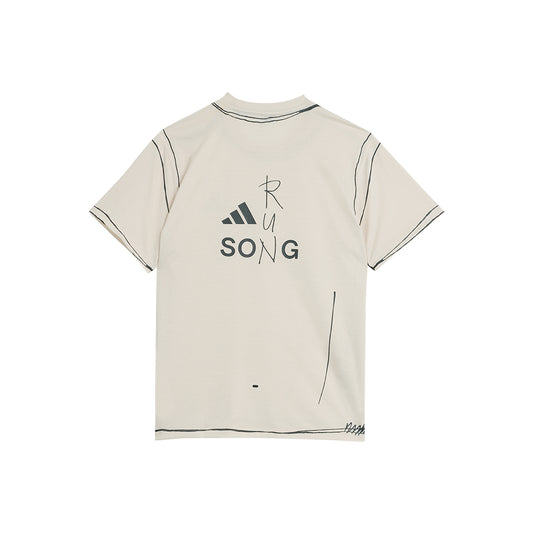 adidas ADI365 SFTM Running Unitefit T-Shirt - Halo Ivory - Crowdless