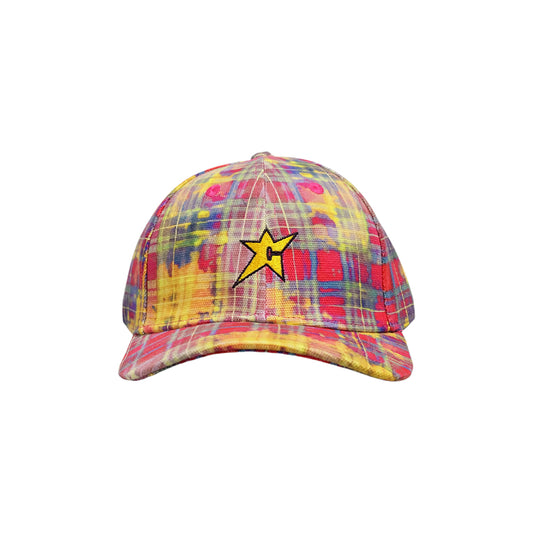 C-Star Plaid Cap - Red