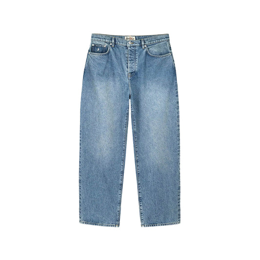 Stüssy Big Ol’ Jean Denim - Washed Blue - Crowdless