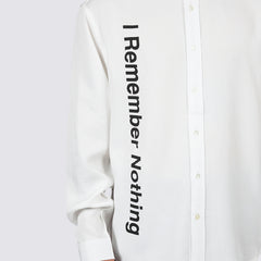 Pleasures JD Nothing Button Down - White - Crowdless