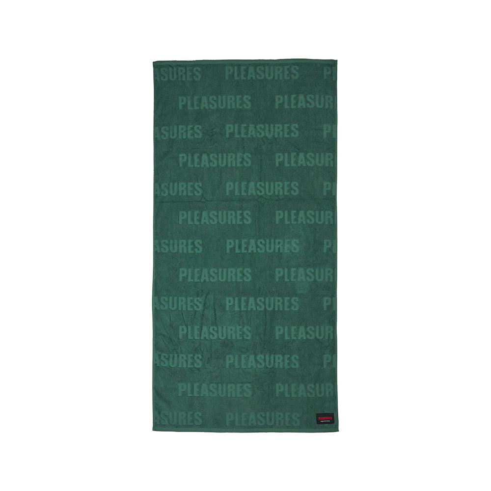 Pleasures Impact Bath Towel - Green - Crowdless