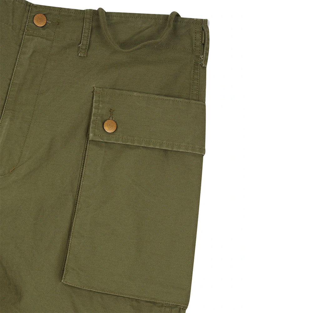 Brain Dead Canvas Overpant - Olive - Crowdless