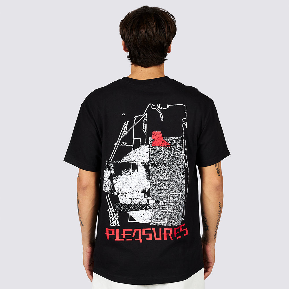 Pleasures Logic T-Shirt - Black - Crowdless