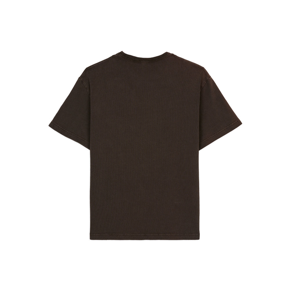 Brain Dead Heavyweight 3D Embroidery Logohead T-Shirt - Brown - Crowdless