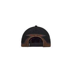 Umbro Laurel Cap in brown, classic structured headwear with curved brim