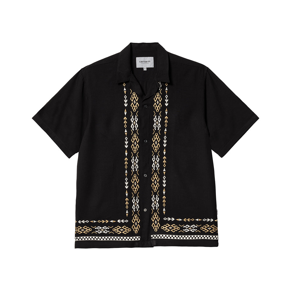 Carhartt WIP S/S Coba Shirt - Black - Crowdless