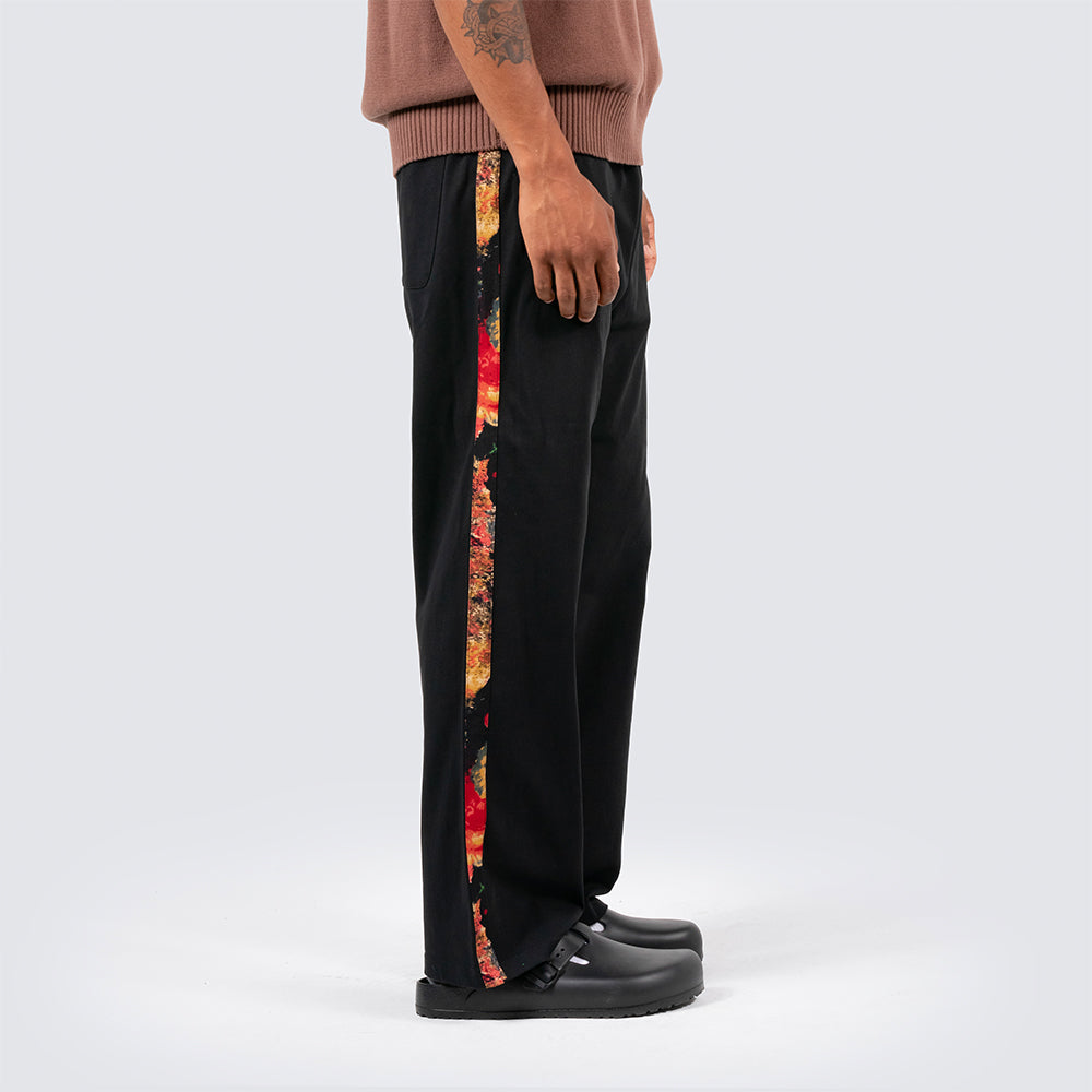 Pleasures Tape Track Pants - Black - Crowdless