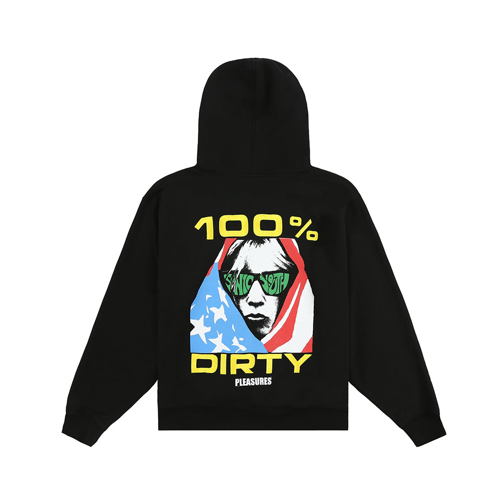 Pleasures Dirty Hoodie - Black - Crowdless