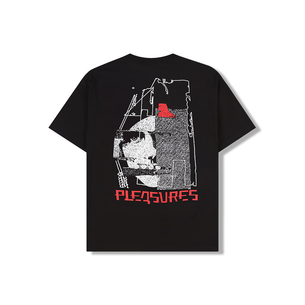 Pleasures Logic T-Shirt - Black - Crowdless