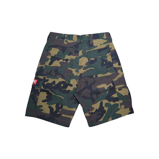 Carpet Company C-Star Cargo Shorts - Camo - Crowdless