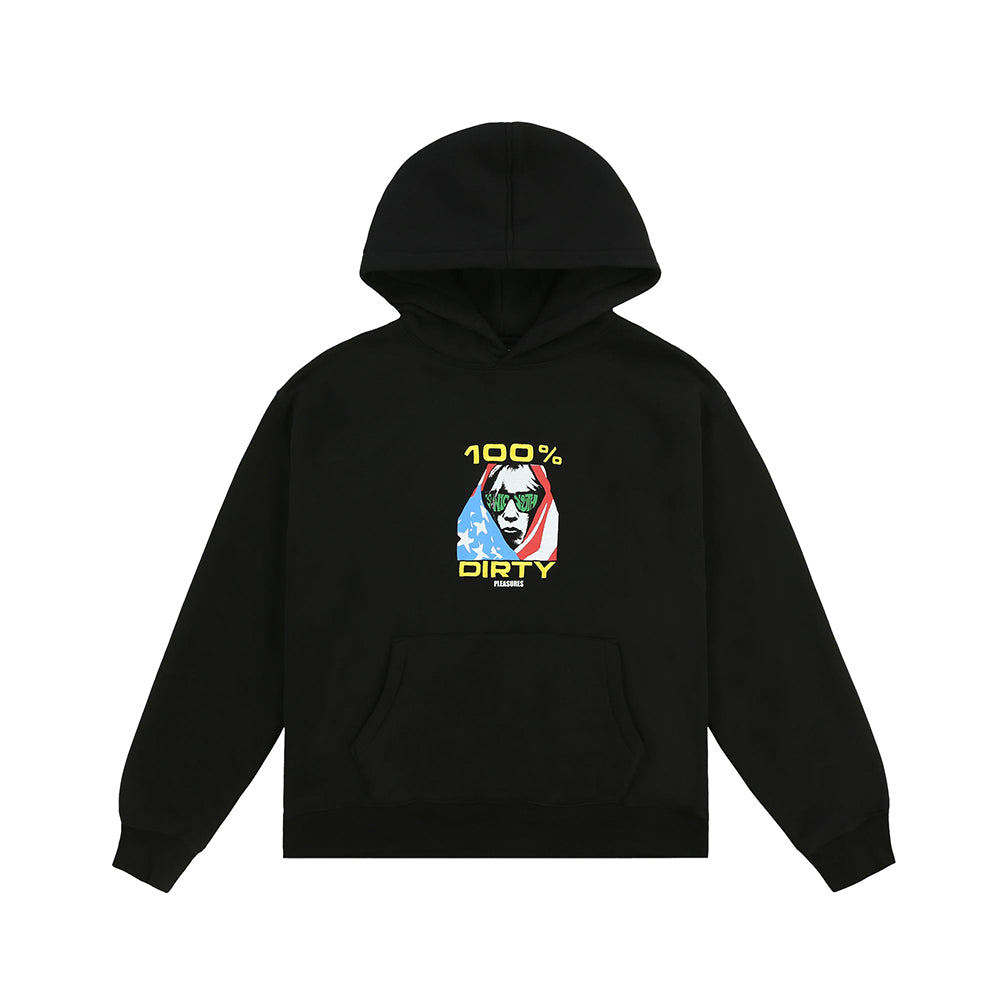 Pleasures Dirty Hoodie - Black - Crowdless