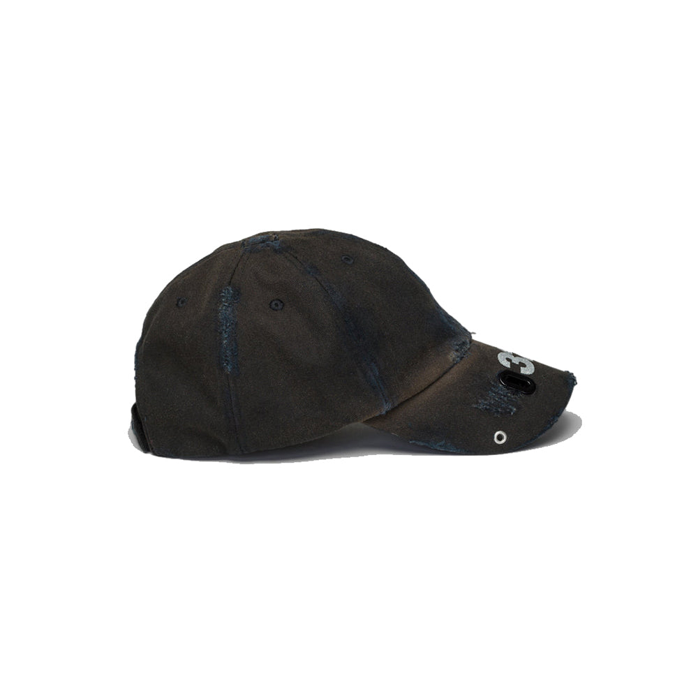 032c “Multimedia” Cap - Washed Black - Crowdless