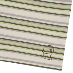 Brain Dead Looped Stripe T-Shirt - Green Multi - Crowdless