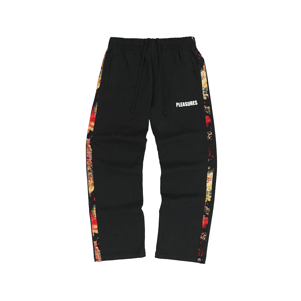 Pleasures Tape Track Pants - Black - Crowdless