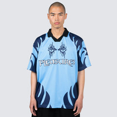 Pleasures Afterlife Soccer Jersey - Blue - Crowdless