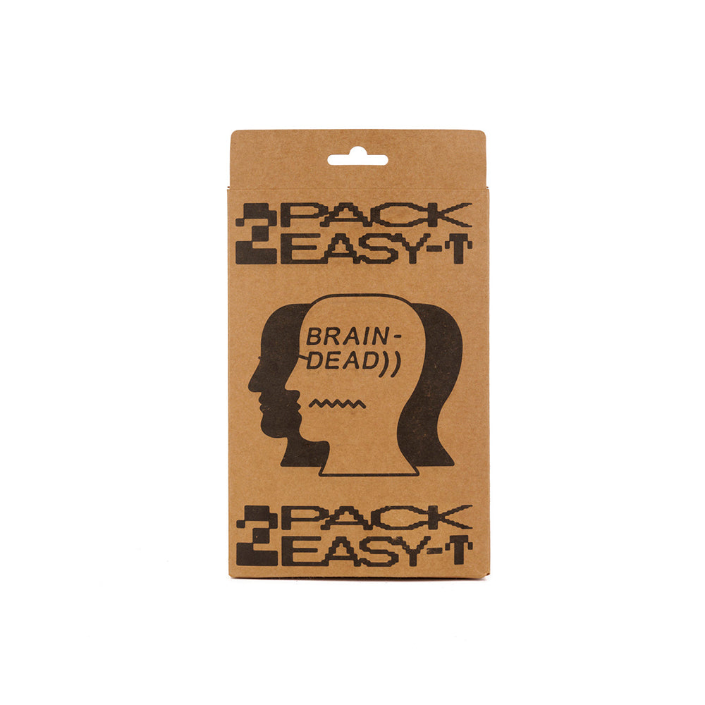 Brain Dead 2 Pack Easy T-Shirts - Natural - Crowdless