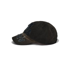 032c “Crisis” Cap - Washed Black - Crowdless