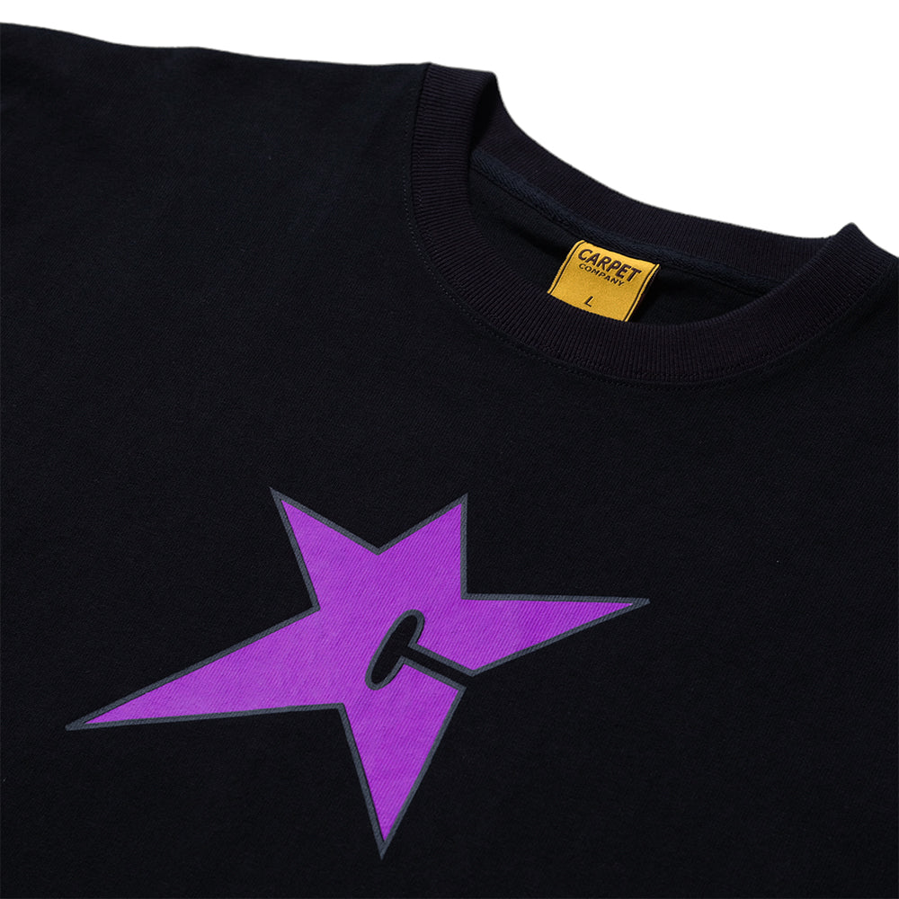 Carpet Company C-Star Logo Tee - Black - Crowdless