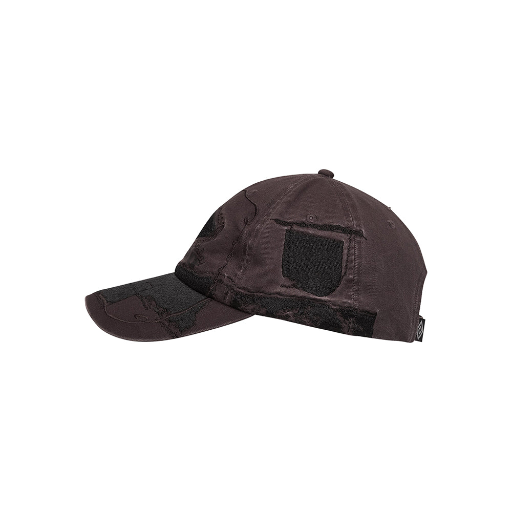 Umbro Censored Cap in dark grey with embroidered logo on front