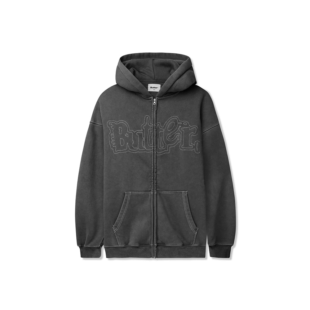 Breakdown Zip-Thru Hood - Washed Black