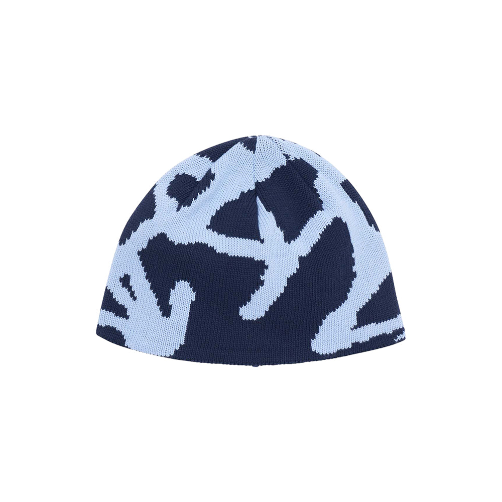 Burly Runningman Beanie - Splatter Blue