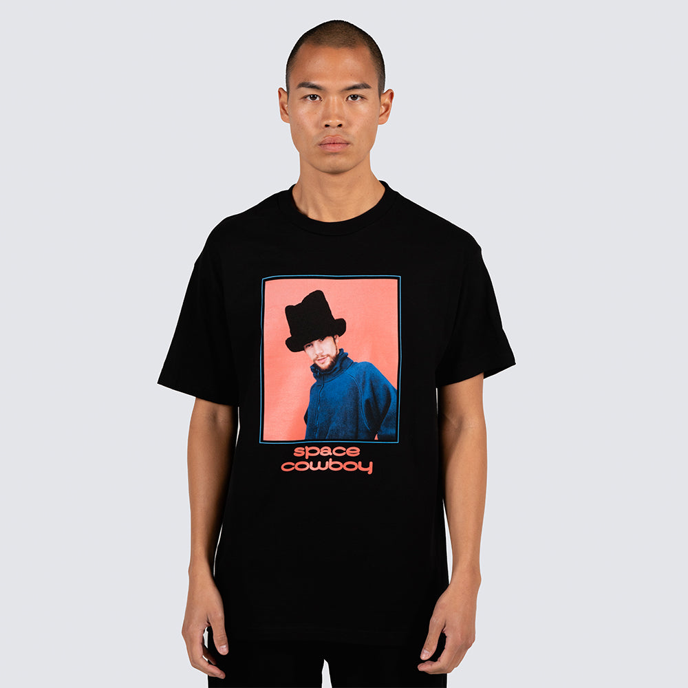 Pleasures Space Cowboy T-shirt - Black - Crowdless