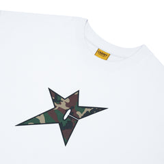 Carpet Company C-Star Camo Tee - White - Crowdless