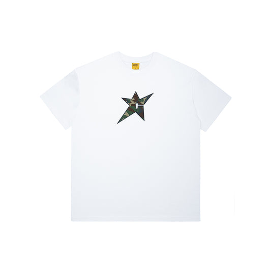 Carpet Company C-Star Camo Tee - White - Crowdless