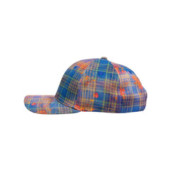 C-Star Plaid Cap - Blue