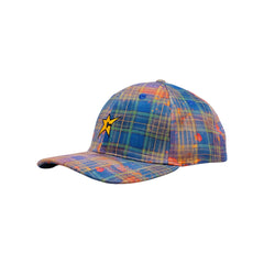 C-Star Plaid Cap - Blue