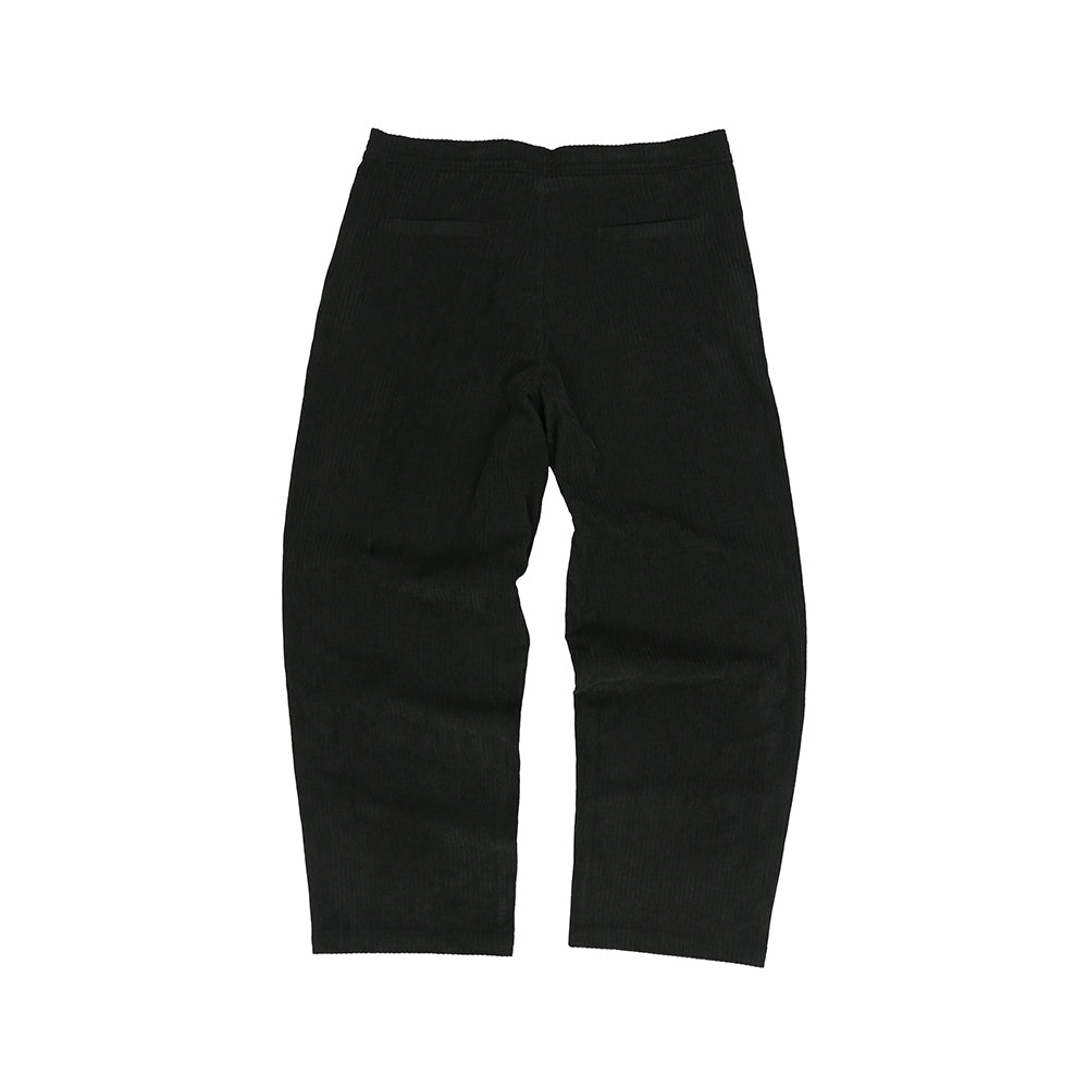 Pleasures Levy Corduroy Wide Pants - Black - Crowdless