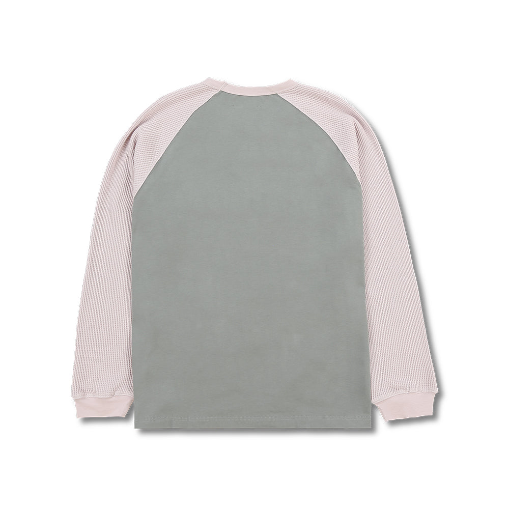 Pleasures Intercourse Raglan Long Sleeve - Grey - Crowdless