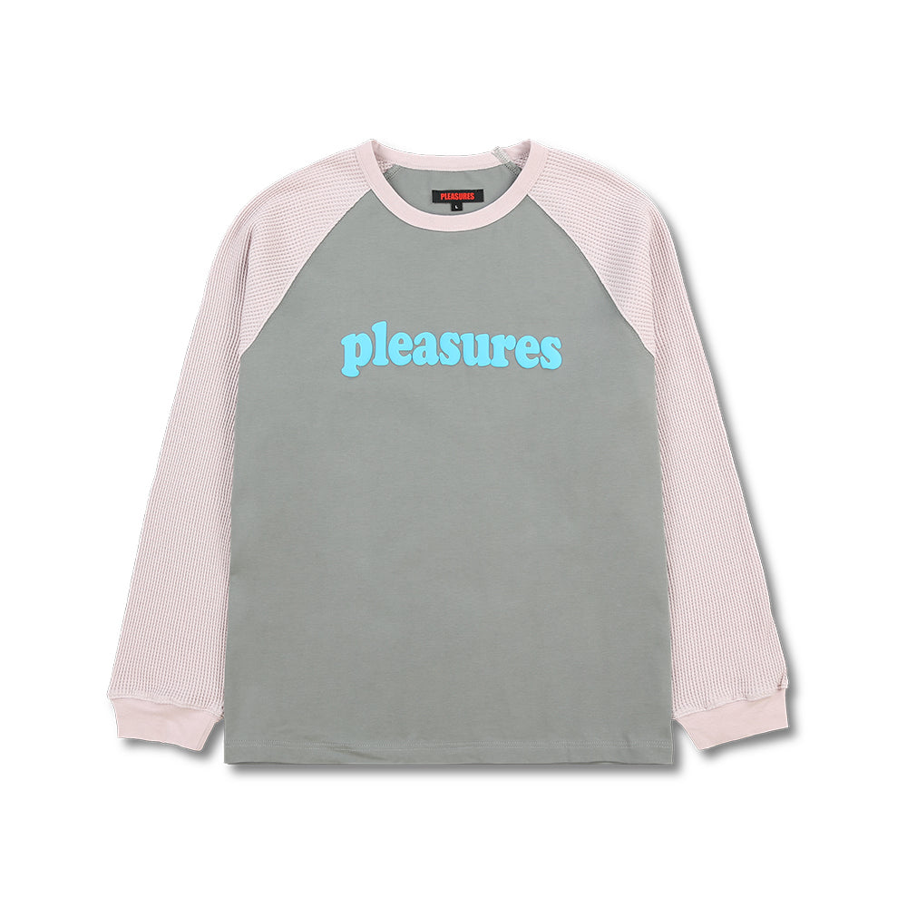 Pleasures Intercourse Raglan Long Sleeve - Grey - Crowdless