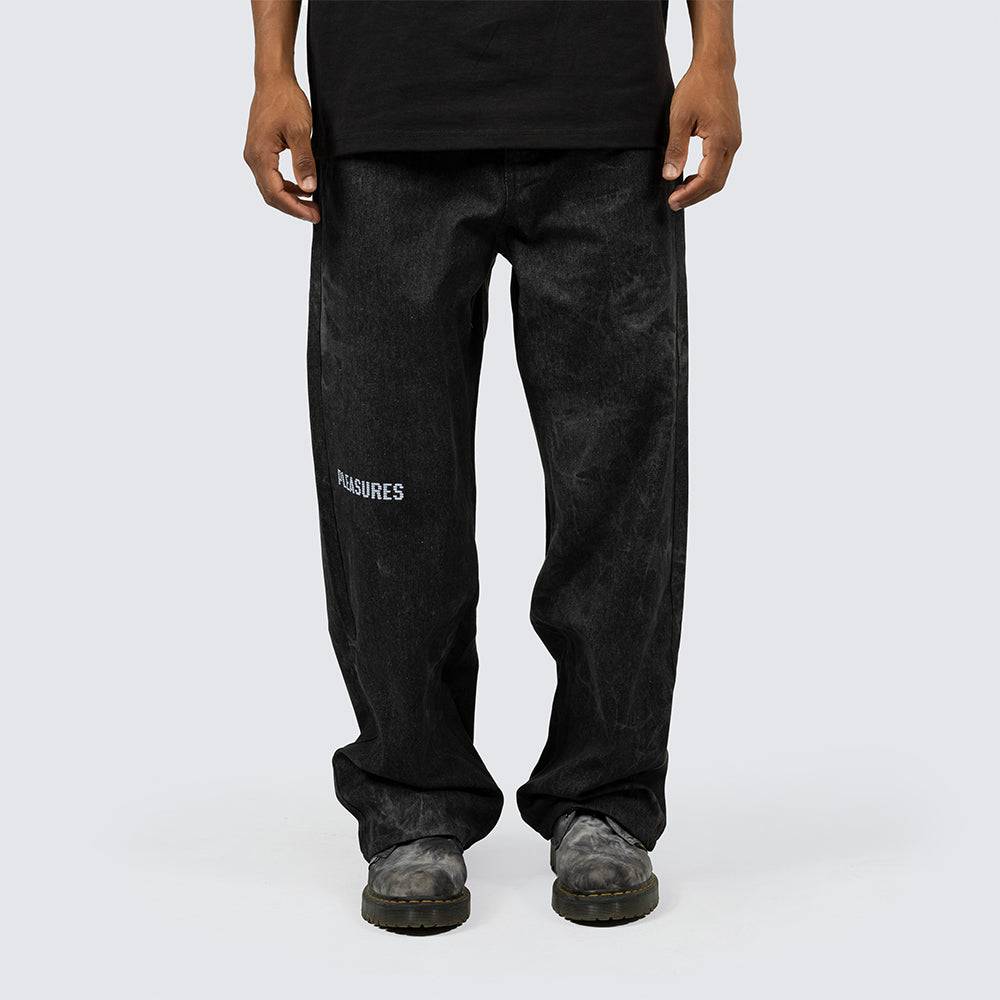 Crowdless Pleasures Formula Baggy Denim - Black | Crowdless