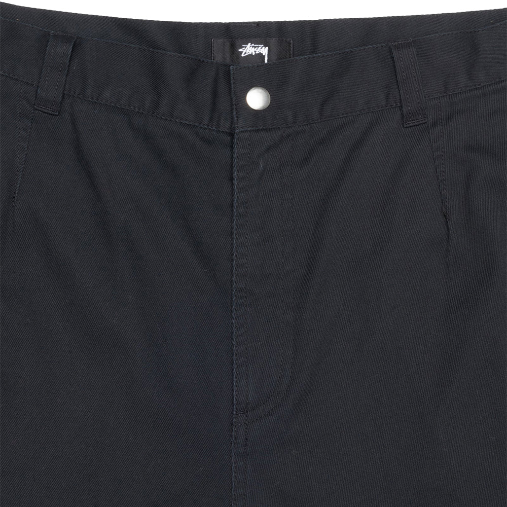 Stüssy Workgear Trouser Twill - Black - Crowdless