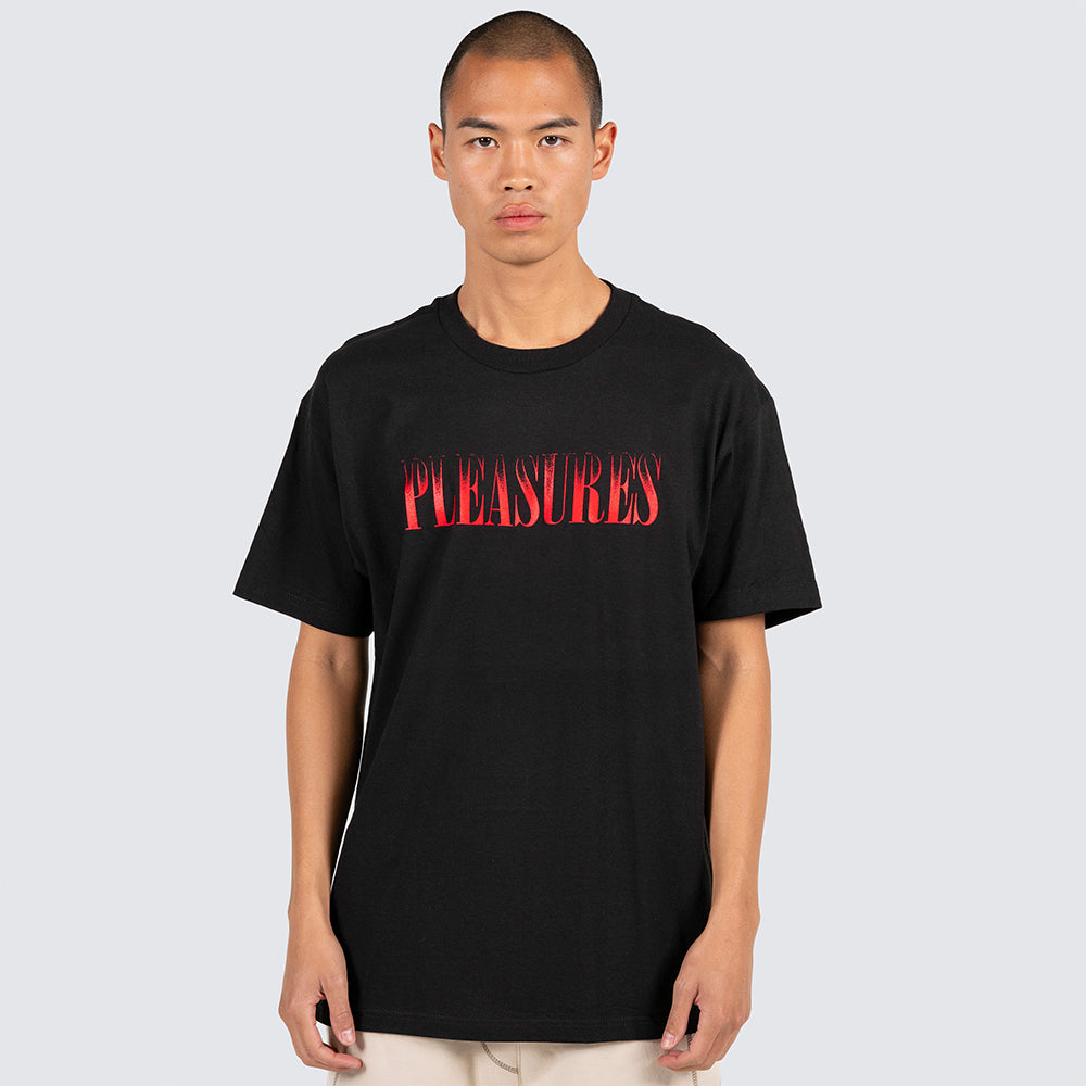 Pleasures Crumble T-shirt - Black - Crowdless