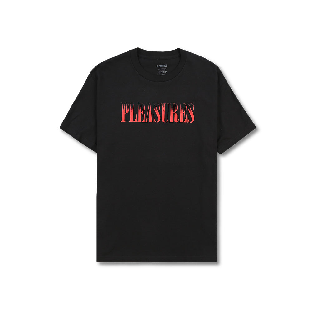 Pleasures Crumble T-shirt - Black - Crowdless