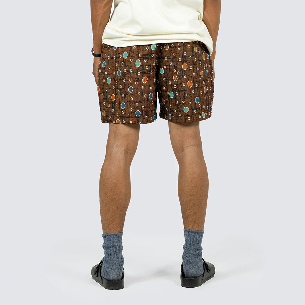 Pleasures Coffer Shorts - Brown - Crowdless