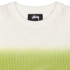 Pigment Dyed Loose Gauge Sweater - Bright Green