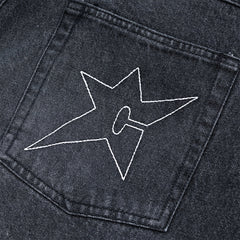 C-Star Stitch Denim - Faded Black