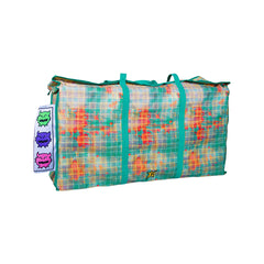 Plaid XXXL Tote Bag - Green