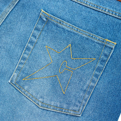 C-Star Stitch Denim - Faded Blue