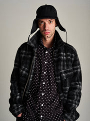 Pop Earflap Hat - Black