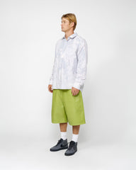 Classic LS Shirt Bleached Poplin - Blue