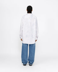 Classic LS Shirt Bleached Poplin - Blue